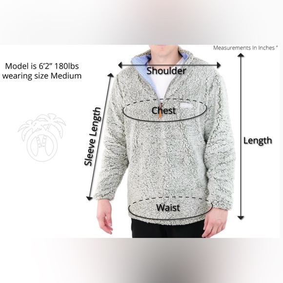 NIB USA PALM 🌴Reversible Sherpa Full Zip Hoodie - Picture 7 of 15